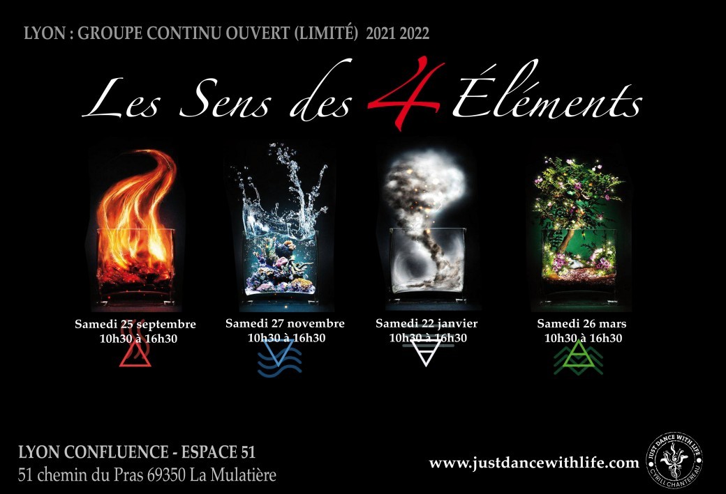 Les sens des 4 Éléments