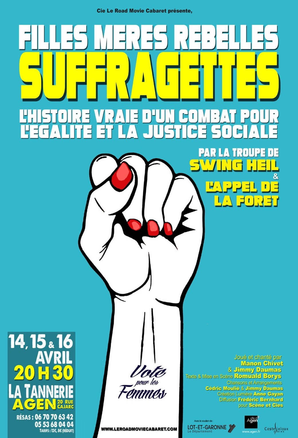 FILLES, MÈRES, REBELLES...SUFFRAGETTES !