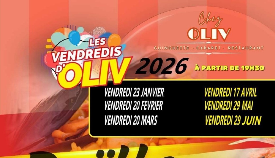 Les vendredis d'Oliv - Paëlla maison à volonté