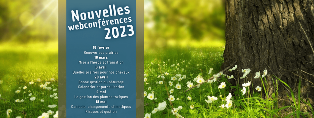 Les webconférences de Cheval O'Vert