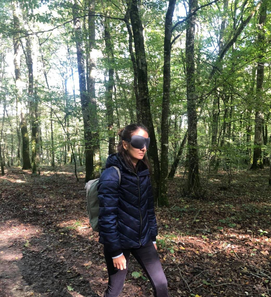 Bain de forêt les yeux bandés ! [Adulte]