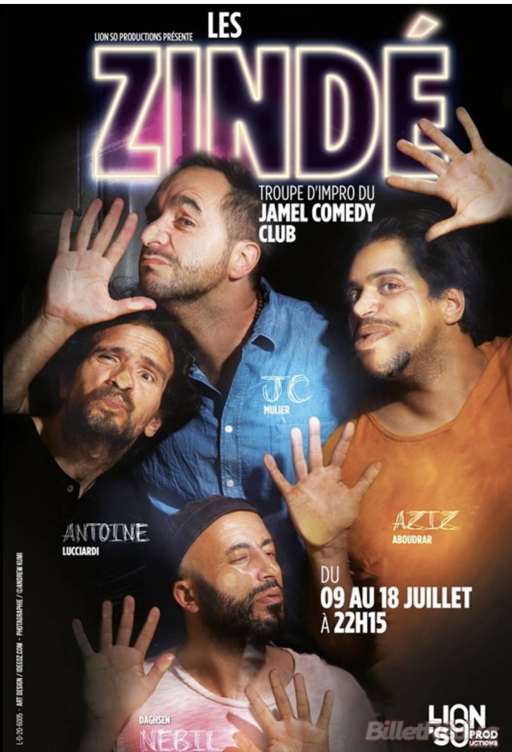 Théâtre : Les zindé, troupe d'impro du Jamel comedy club