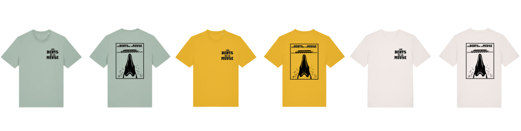 Pré-commande - T-shirt "Les Dents de la Meuse" Pré-commande - T-shirt "Les Dents de la Meuse"