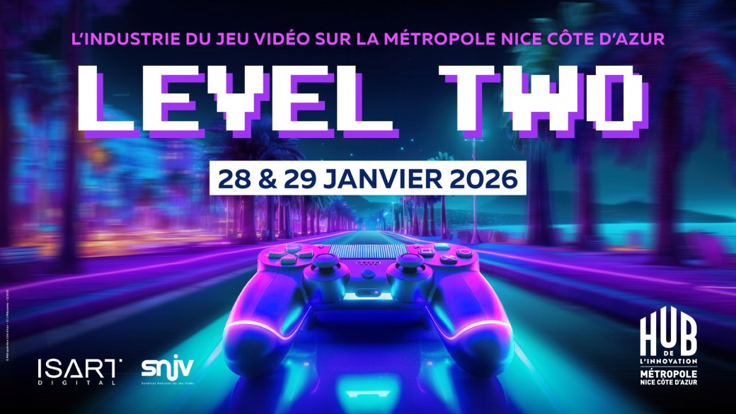 LEVEL TWO - L'industrie du jeu vidéo sur la Métropole Nice Côte d'Azur
