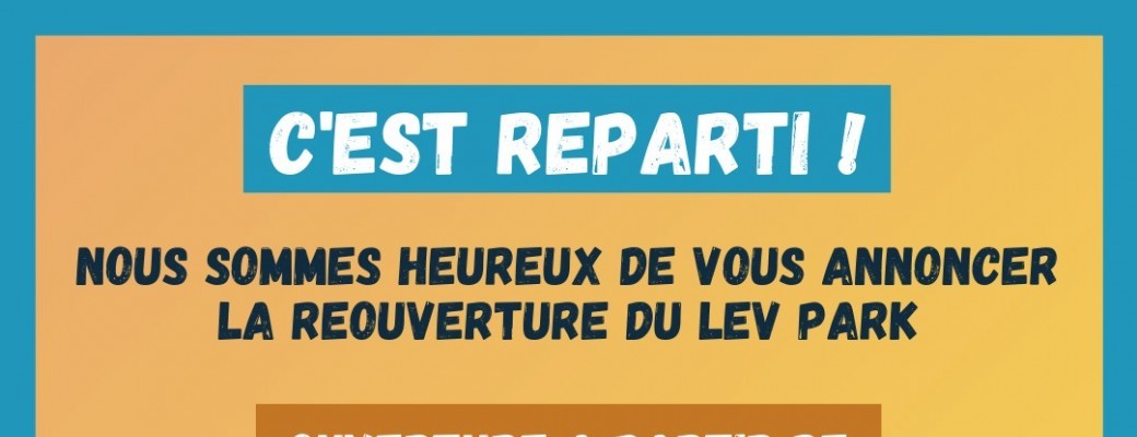 LEVPARK pour le mois d'août
