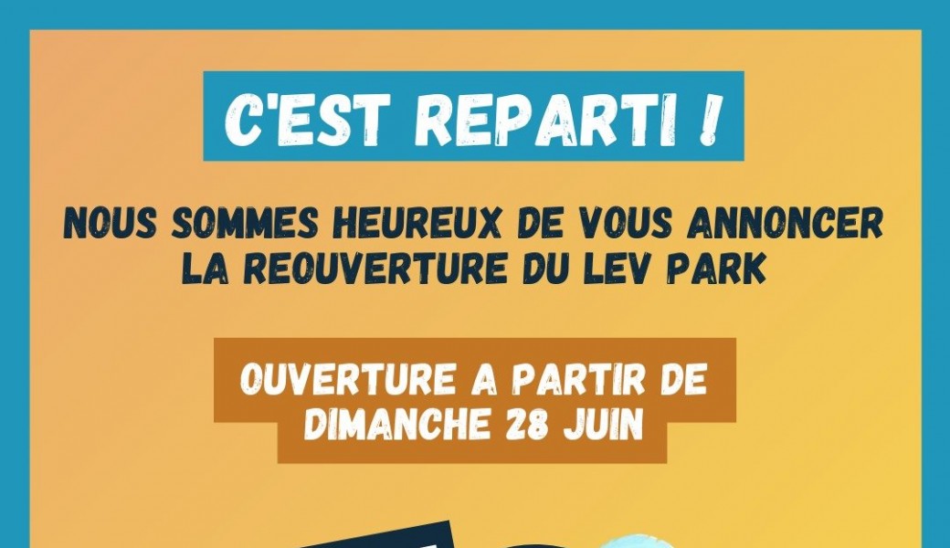 LEVPARK pour le mois de juillet