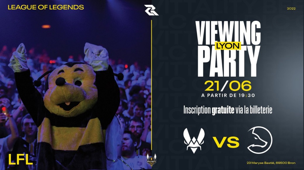 LFL Viewing party Lyon - Vitality vs LDLC - GH