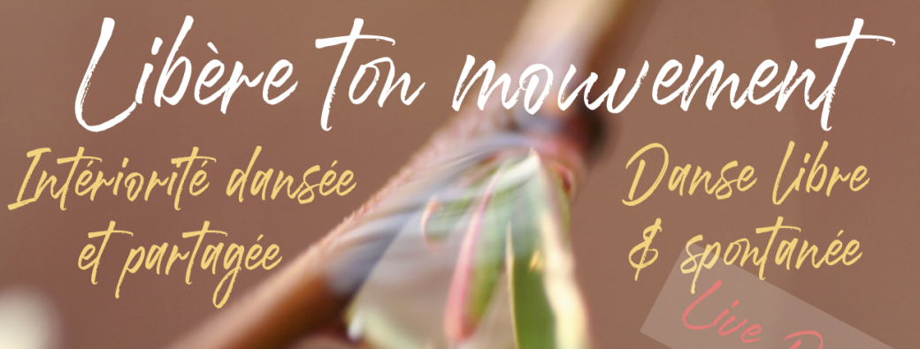 Libère ton Mouvement • Ecstatic Dance & Life/Art Process • Dim. 31/5/26 à l’Orée des Pins