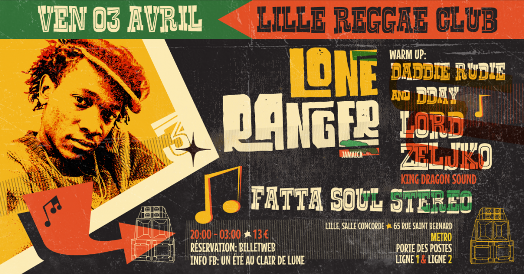 LILLE REGGAE CLUB #3 LONE RANGER