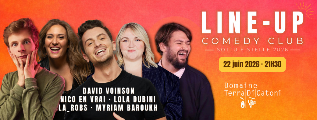 Line-Up Comedy Club Sottu e Stelle 