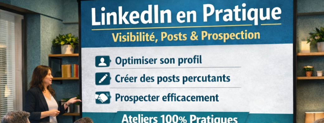Linkedin en pratique : Visibilité, Posts et Prospection