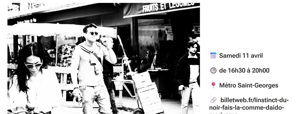 L'instinct du noir : Fais-la comme Daïdo Moriyama