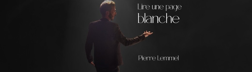 Lire une page blanche