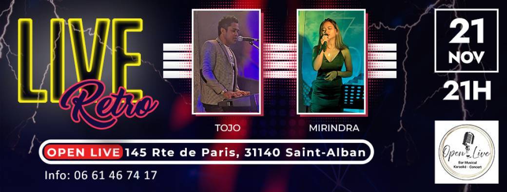 Live Rétro TOJO & MIRINDRA