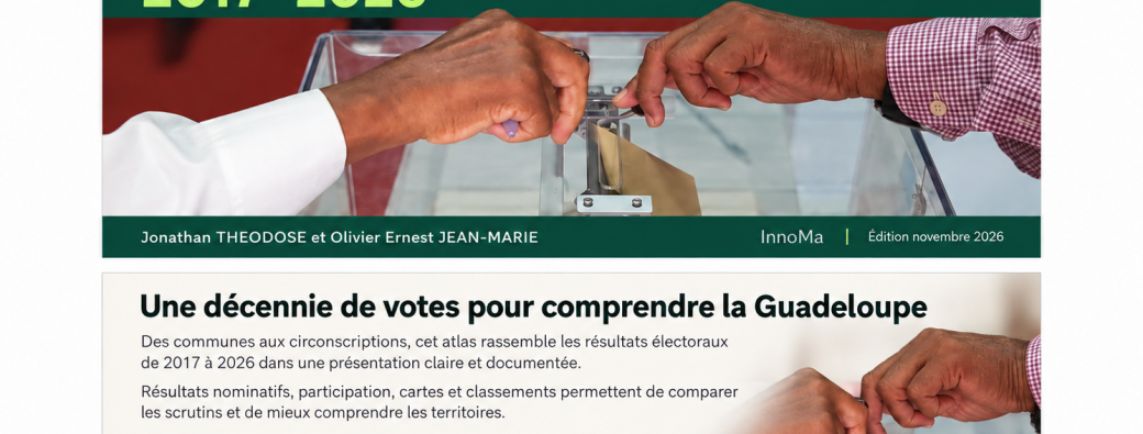 Livre - L'atlas électoral de la Guadeloupe - 2017-2026