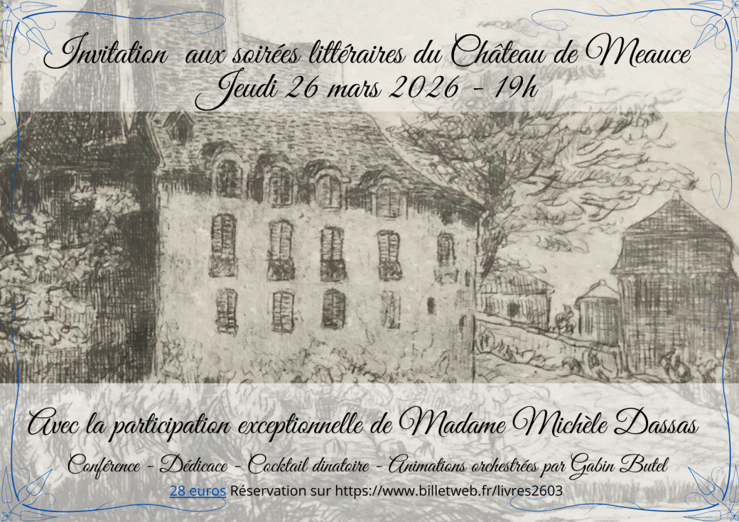 Soirée littéraire 26 mars 2026 : Michèle Dassas, les femmes audacieuses !