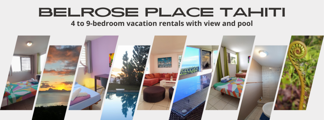 4-bedroom vacation rental with pool, in Punaauia, Tahiti 4-bedroom vacation rental with pool, in Punaauia, Tahiti