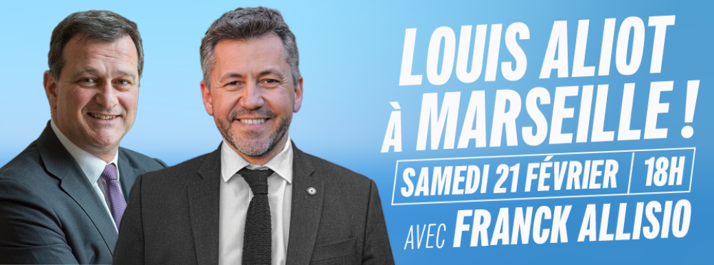 Louis Aliot à Marseille