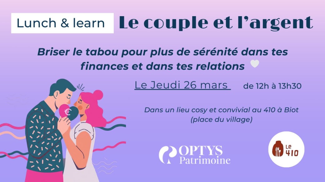 Lunch & learn | Le couple et l'argent : briser le tabou 