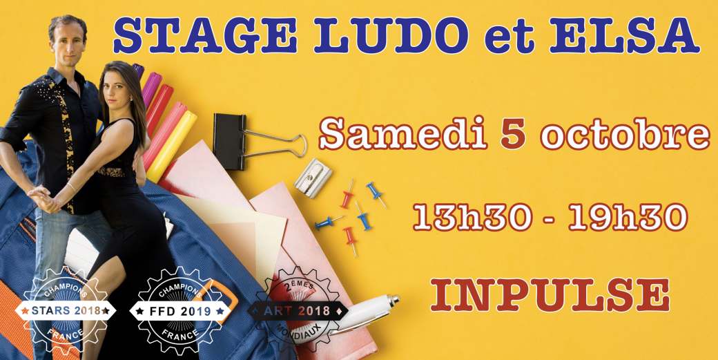 LYON - 05 octobre - Stage Bachata Ludo & Elsa