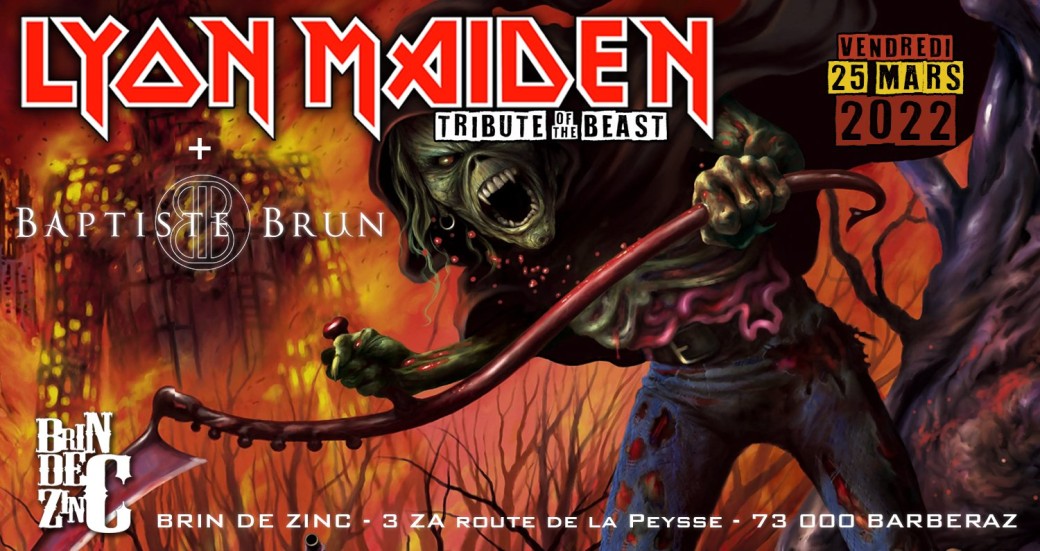 Lyon Maiden (Tribute Iron Maiden) + Baptiste Brun (Guitar Hero)