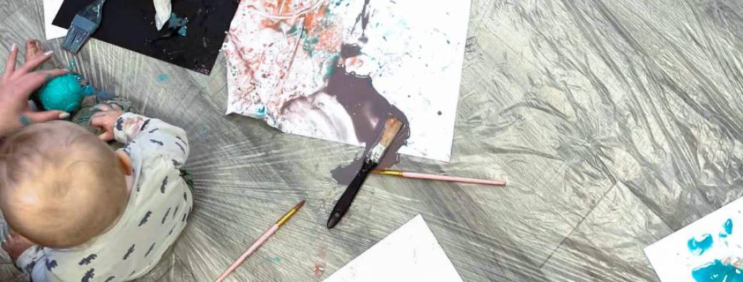 MACS - Atelier bébés. peinture