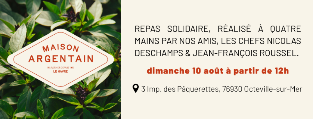 le repas solidaire de Maison Argentain