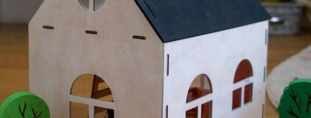 MAISON IMAGINAIRE EN BOIS : À  ASSEMBLER & DÉCORER : 5 ANS ET +