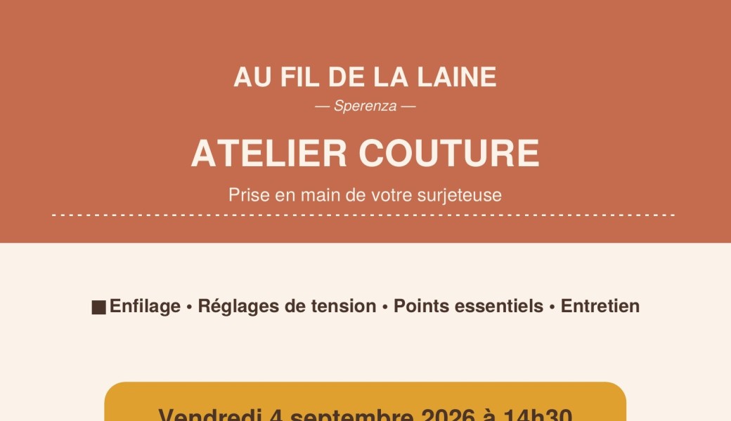 Maîtriser votre surjeteuse 