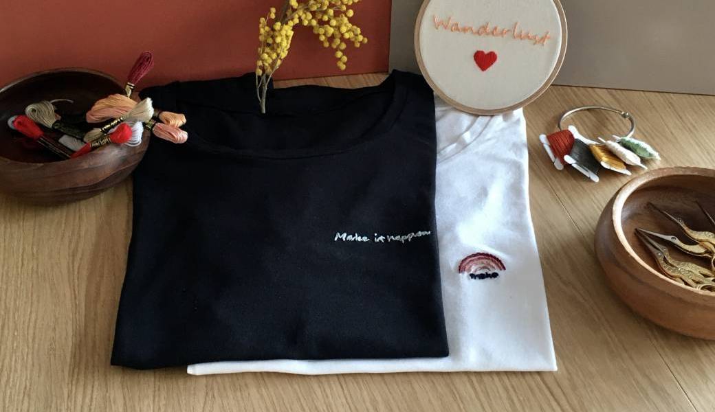 MAKE | Atelier broderie sur Tee-Shirt