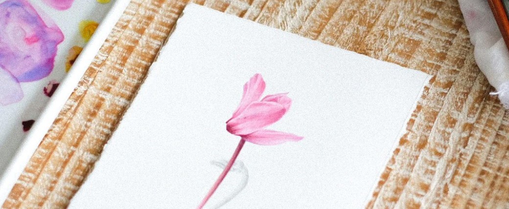 MAKE x ANNE SOLANGE TARDY | Cyclamen | Aquarelle Botanique