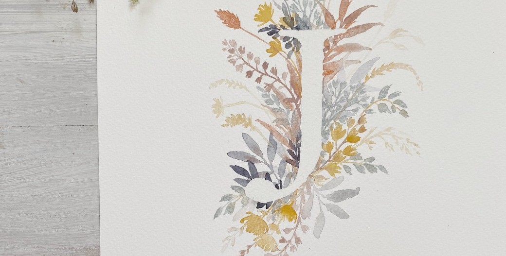 MAKE x L'EAU BLEUE | Aquarelle Monogramme - Niveau 2