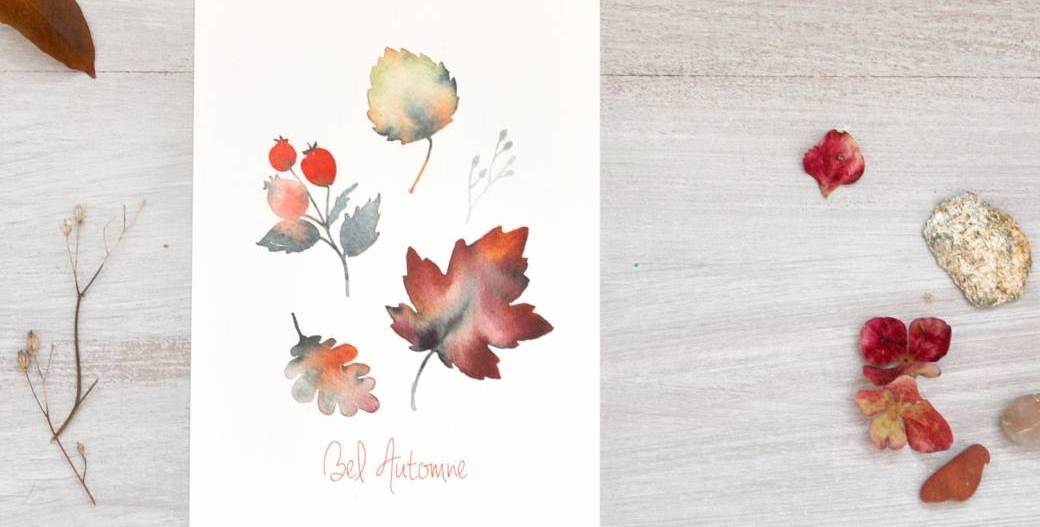 MAKE x L'EAU BLEUE | Atelier Aquarelle Automne  - NIVEAU 1