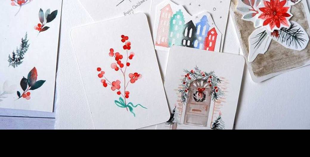 MAKE x L'EAU BLEUE | Atelier Aquarelle Cartes de voeux