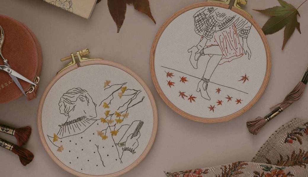 MAKE X Marion Romain  | Broderie Silhouettes d'Automne