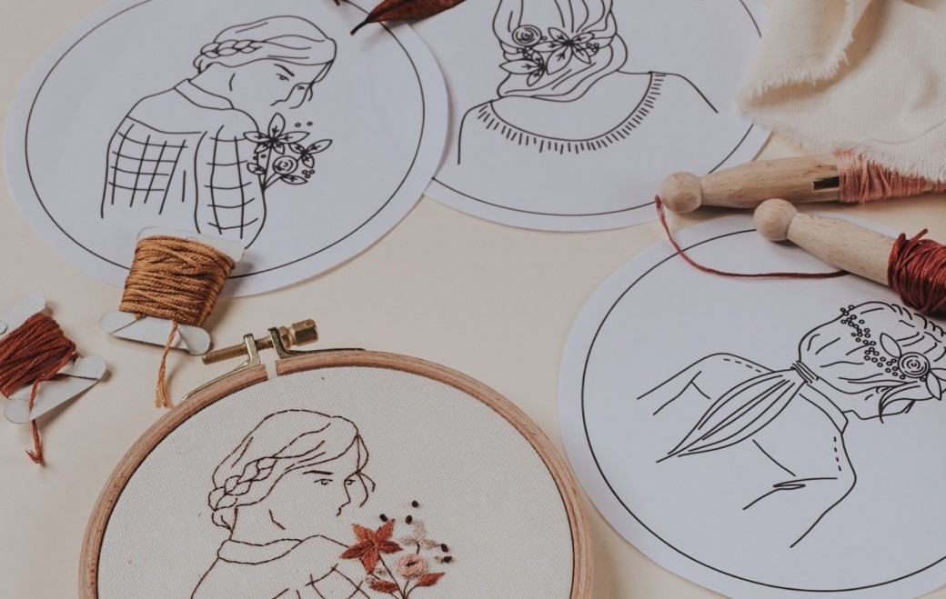 MAKE X Marion Romain  | Dessins brodés