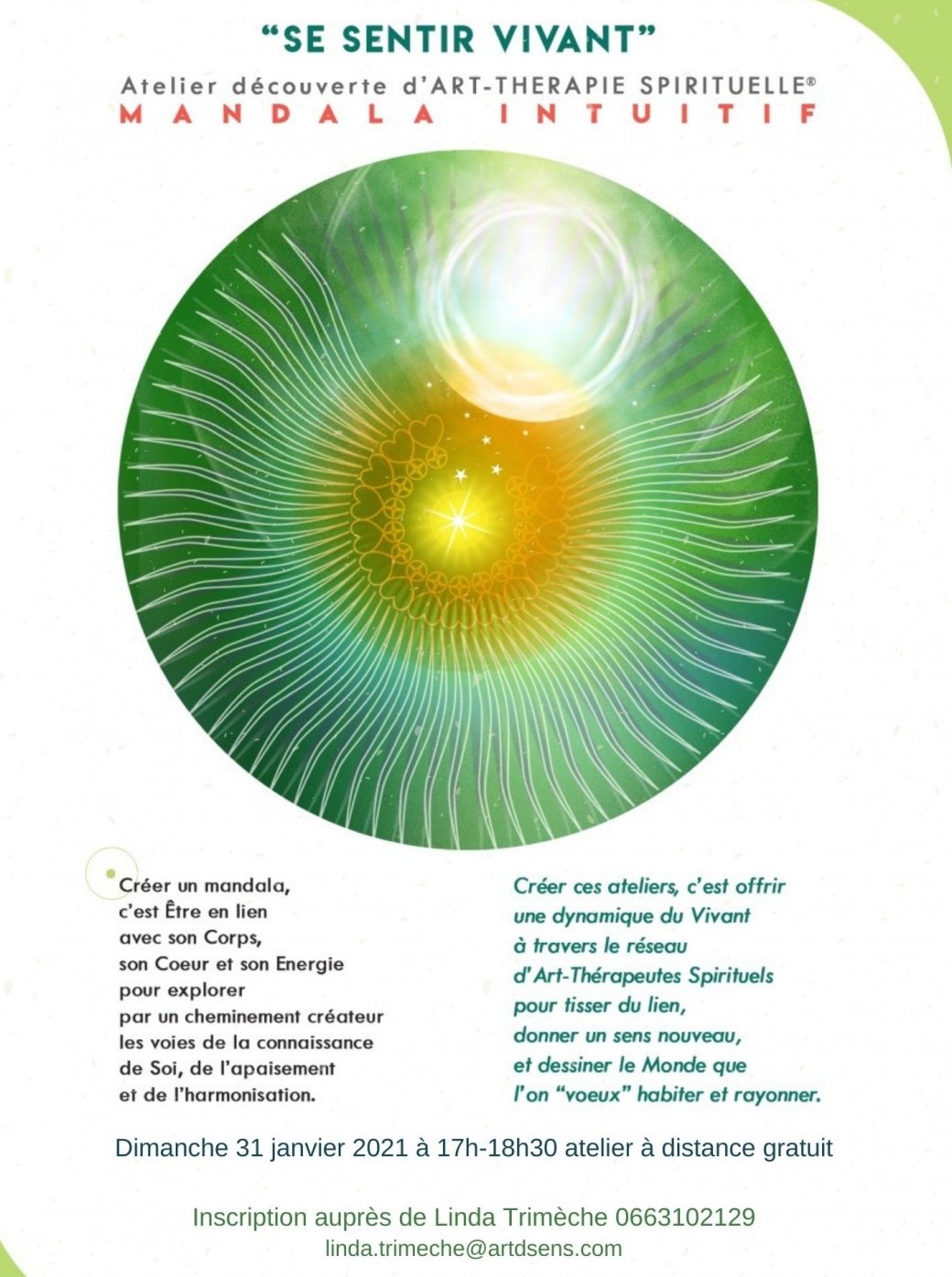 Mandala intuitif - Se sentir vivant