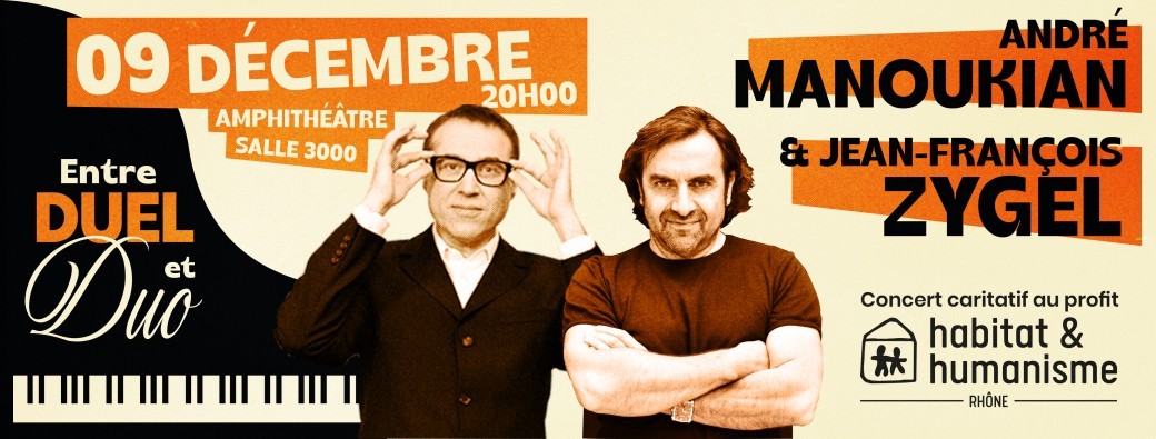 André Manoukian & Jean-François Zygel | Concert caritatif