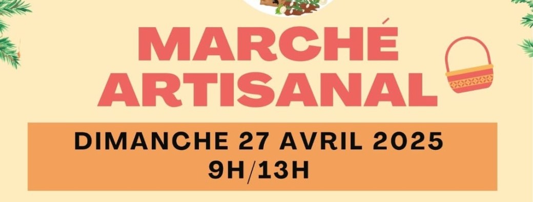Marché artisanal du Dimanche 27 AVRIL
