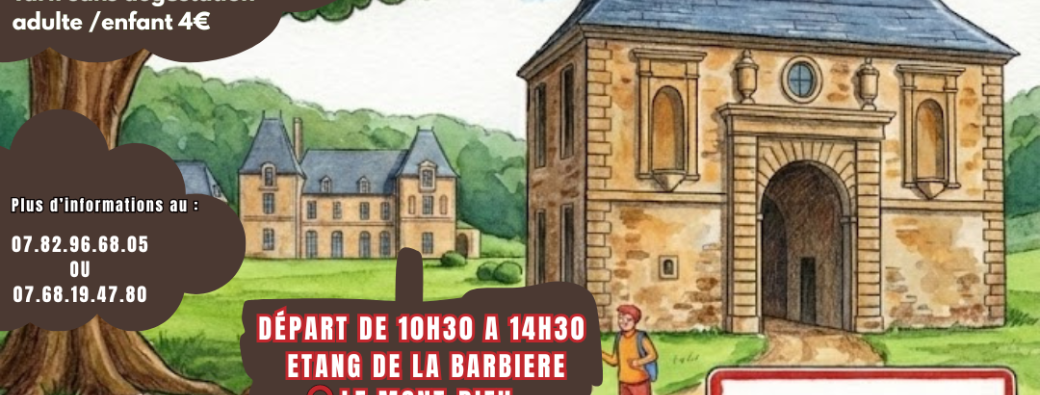 Marche gourmande, du mont-dieu au bénéfice de la Chartreuse.