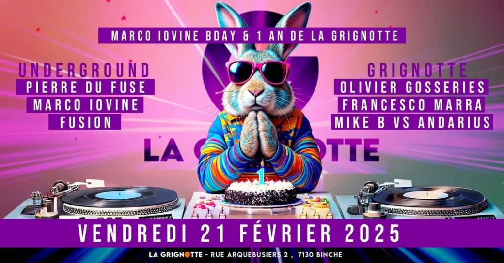 Marco Iovine Bday - 1 an de la Grignotte 
