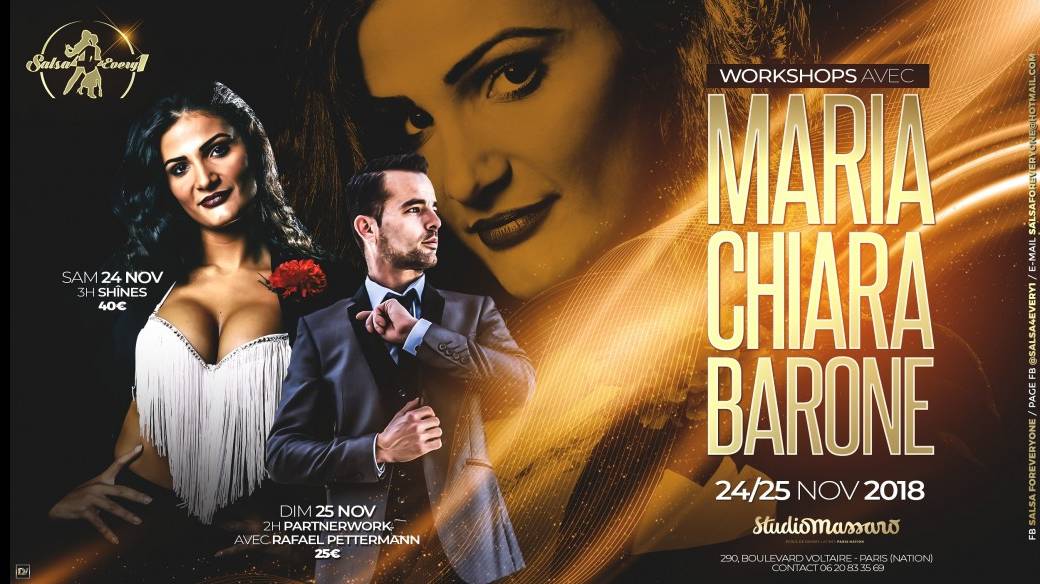 Maria Chiara Barone at Salsa4every1 