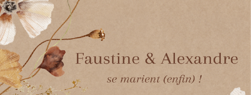 Mariage Faustine et Alexandre