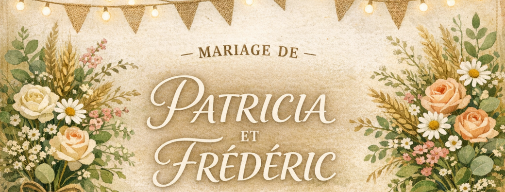 Patricia & Frédéric - Mariage Sam. 16 Mai 2026