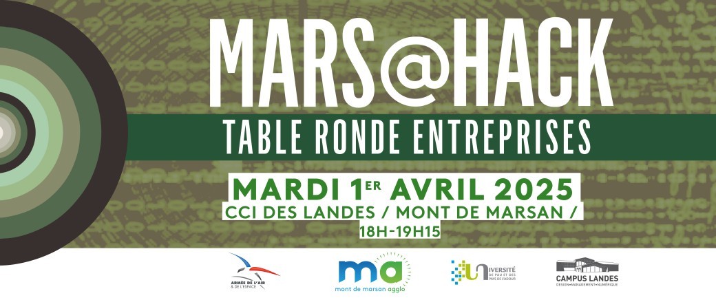 Mars@Hack 2025 - Table ronde pour les entreprises Mars@Hack 2025 - Table ronde pour les entreprises