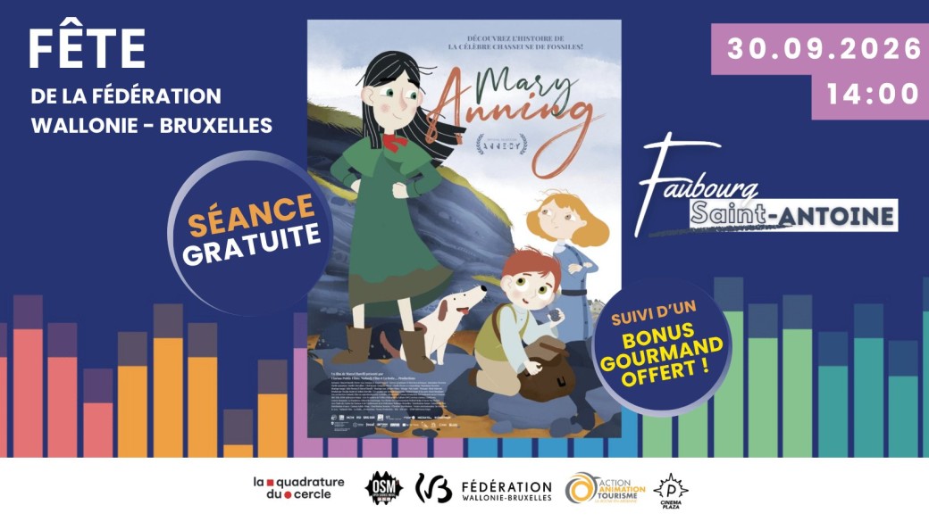 Mary Anning | Séance gratuite | Fête de la Fédération Wallonie-Bruxelles