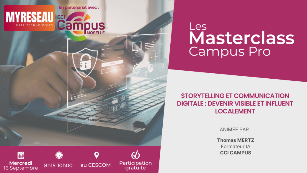Masterclass Campus Pro | Storytelling et communication digitale 