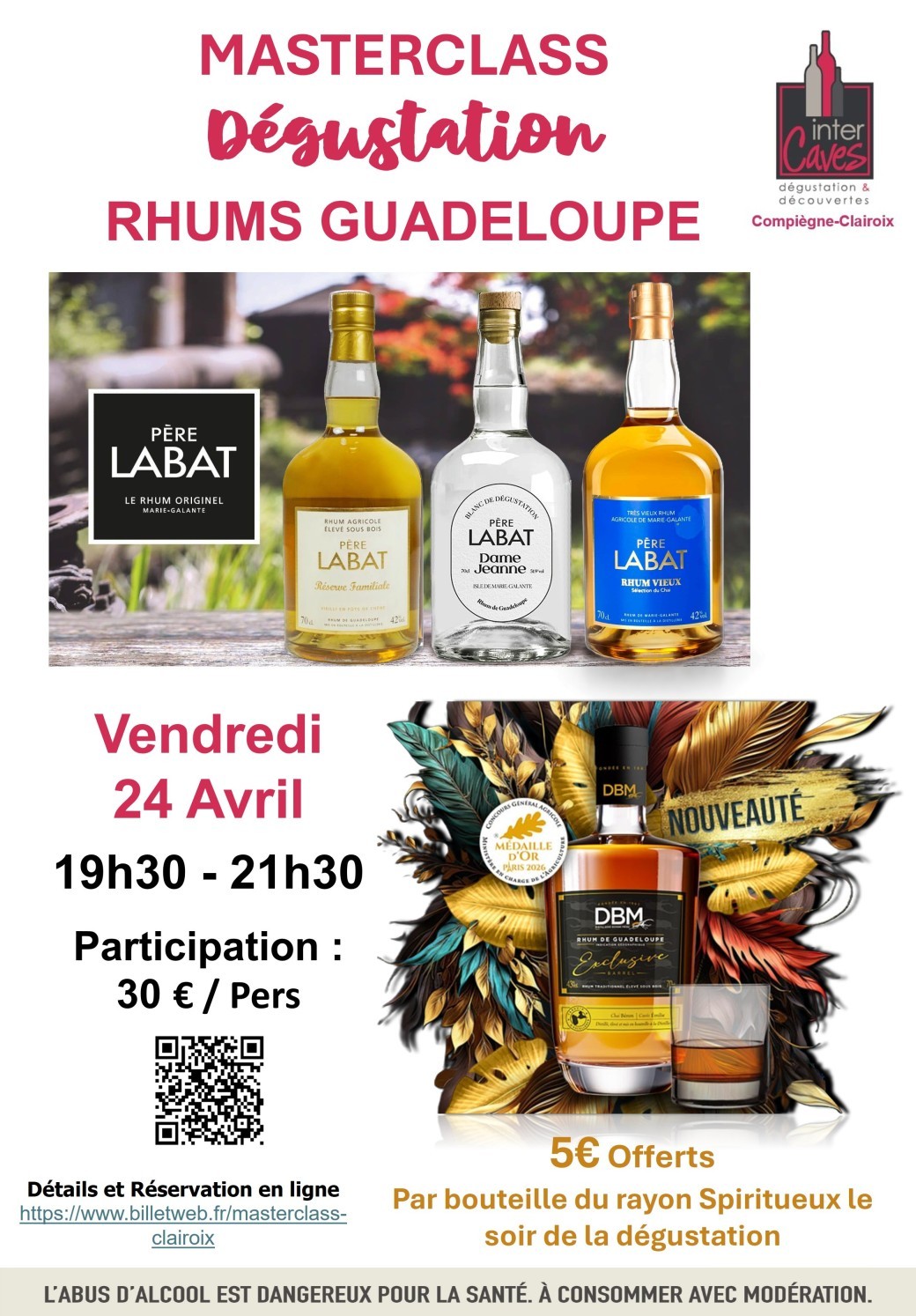 MASTERCLASS RHUMS GUADELOUPE