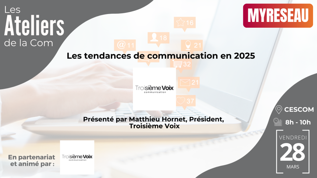 Atelier de la Com' | Tendances communication 2025 Atelier de la Com' | Tendances communication 2025