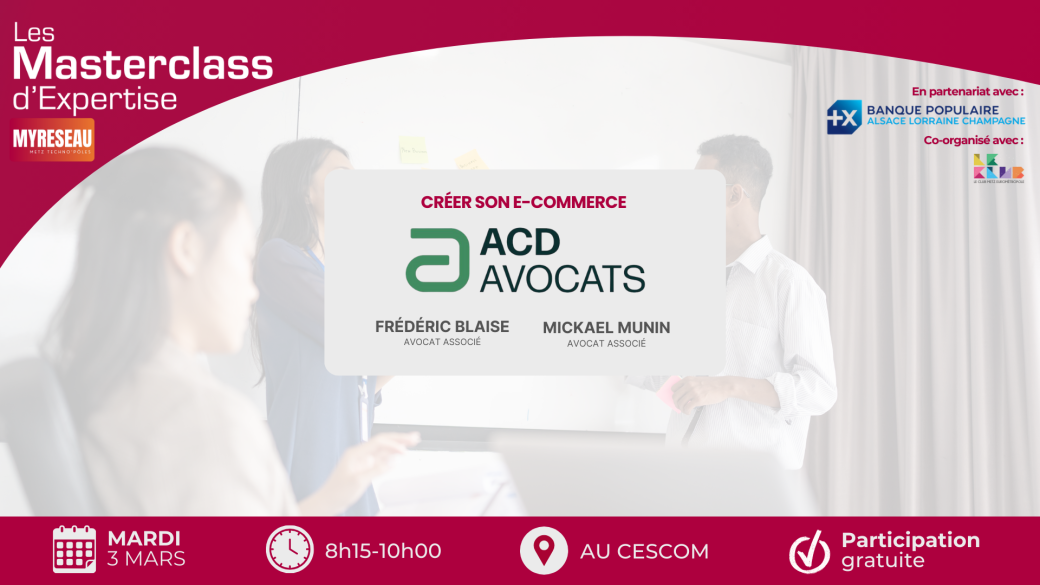 Masterclass d'Expertise | Créer son e-commerce